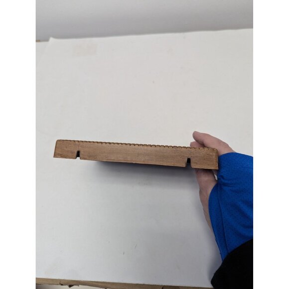 Vintage Homco Syroco Basket Weave Wall Shelf 5”x7” 1978 #3323 - Picture 7 of 7